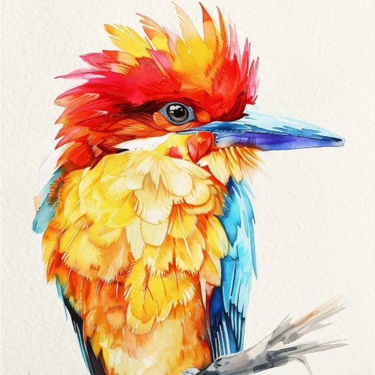 Birds of the World Watercolour Painting Book Kit
