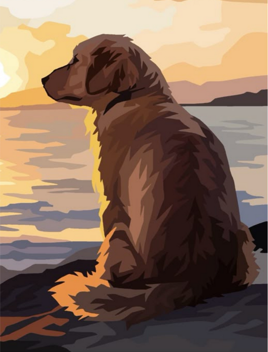 Tail End of the Day Paint by Number Kit