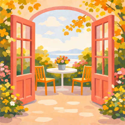 Dreamy Garden Paint by Number Mini Kit
