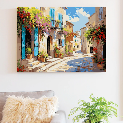 Old Town Bloom Paint by Number Jumbo Kit