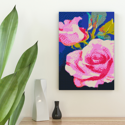 Midnight Rose Diamond Painting Kit