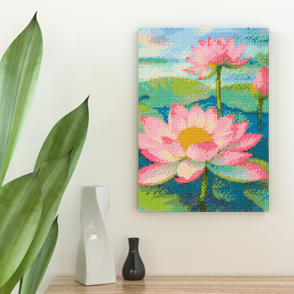 Lotus Sparkle Diamond Painting Kit
