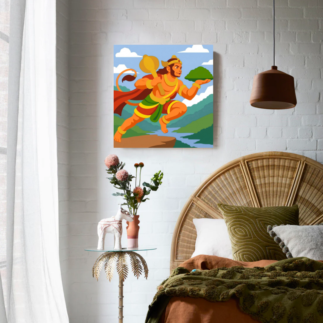 Hanuman Paint by Number Mini Kit