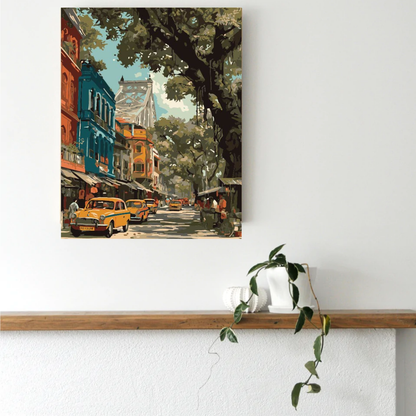 Timeless Cities Paint by Number Kit