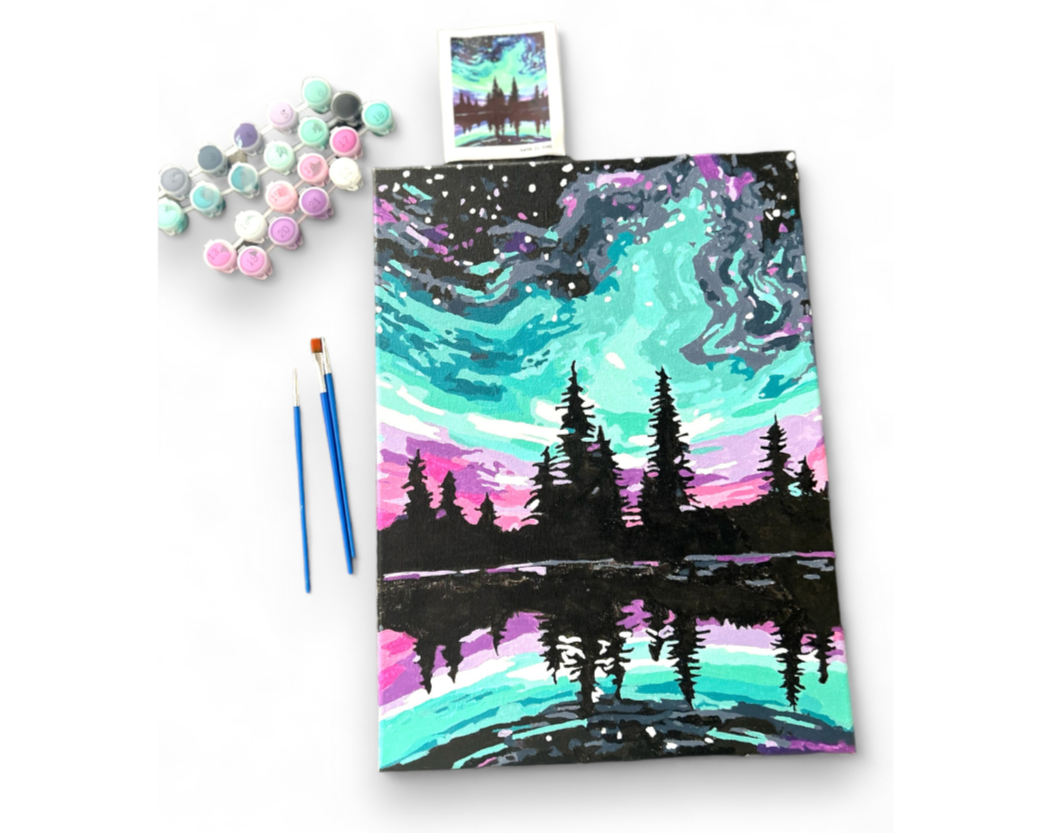 The Northern Lights Paint by Numbers Kit