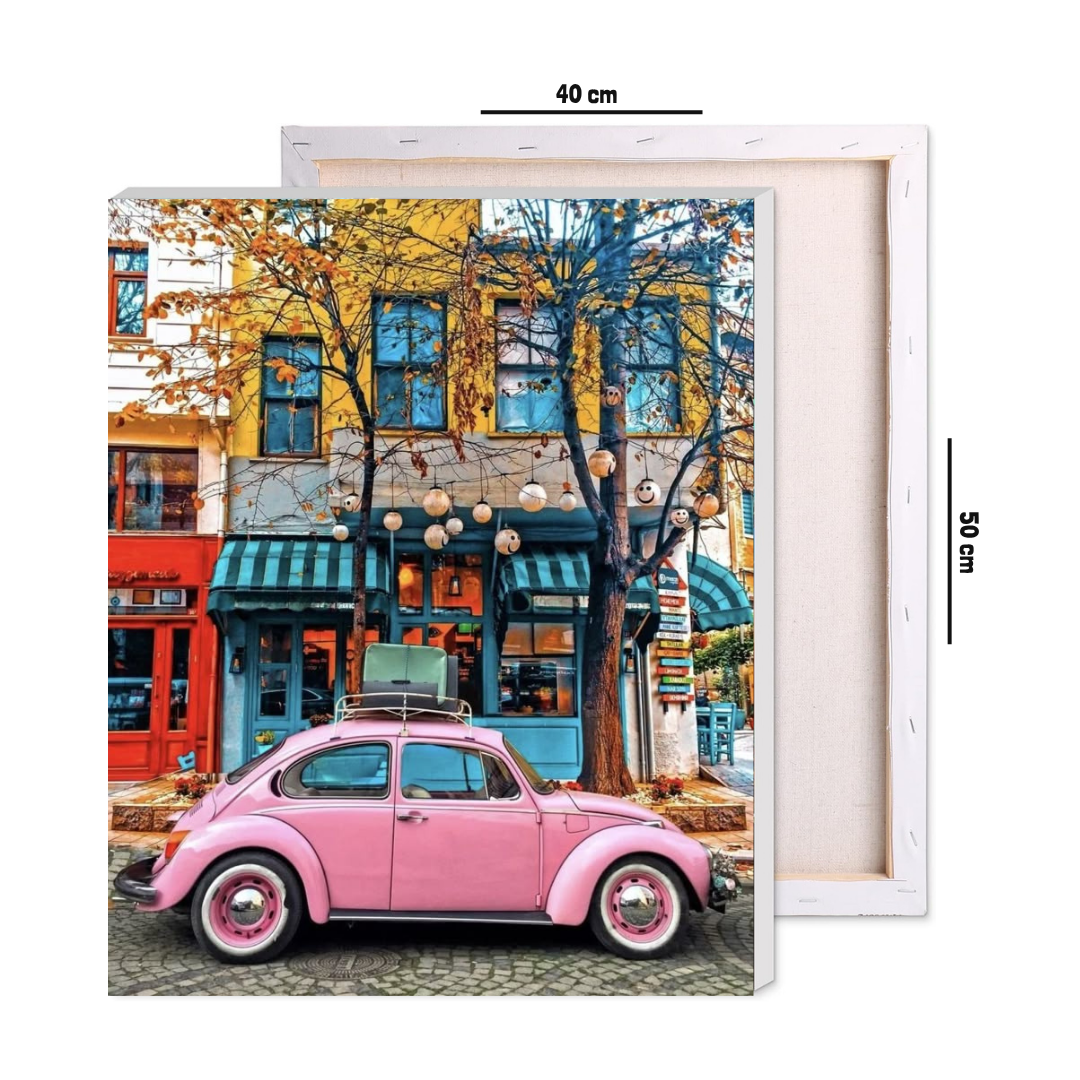 Retro Coffee Run Paint by Number Jumbo Kit