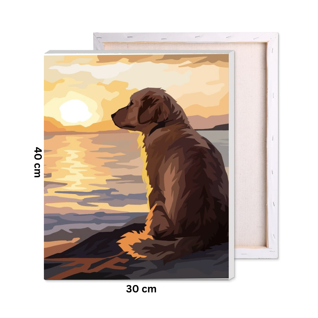 Tail End of the Day Paint by Number Kit