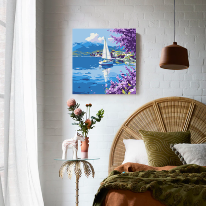 Lavender Sail Paint by Number Mini Kit