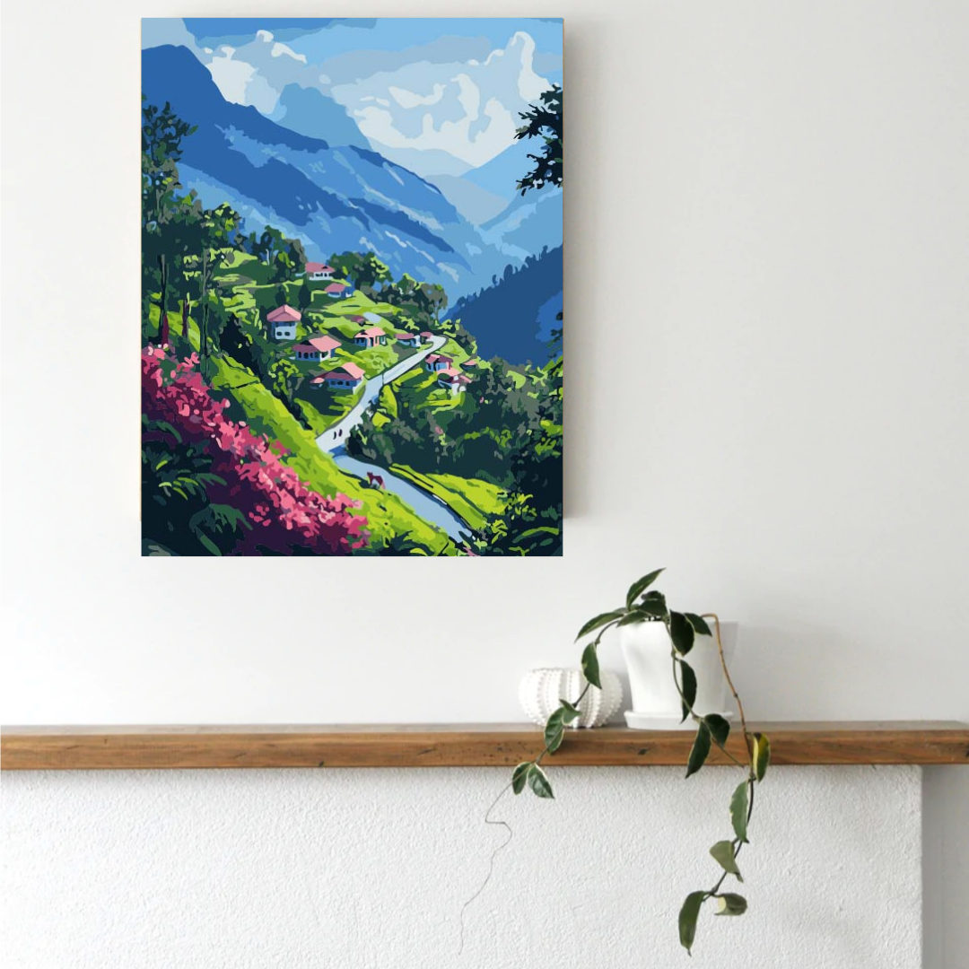 Dreamy Hilltops Paint by Number Kit