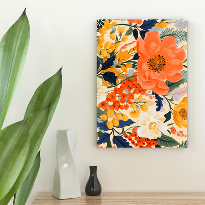 Wild Golden Blooms Diamond Painting Kit