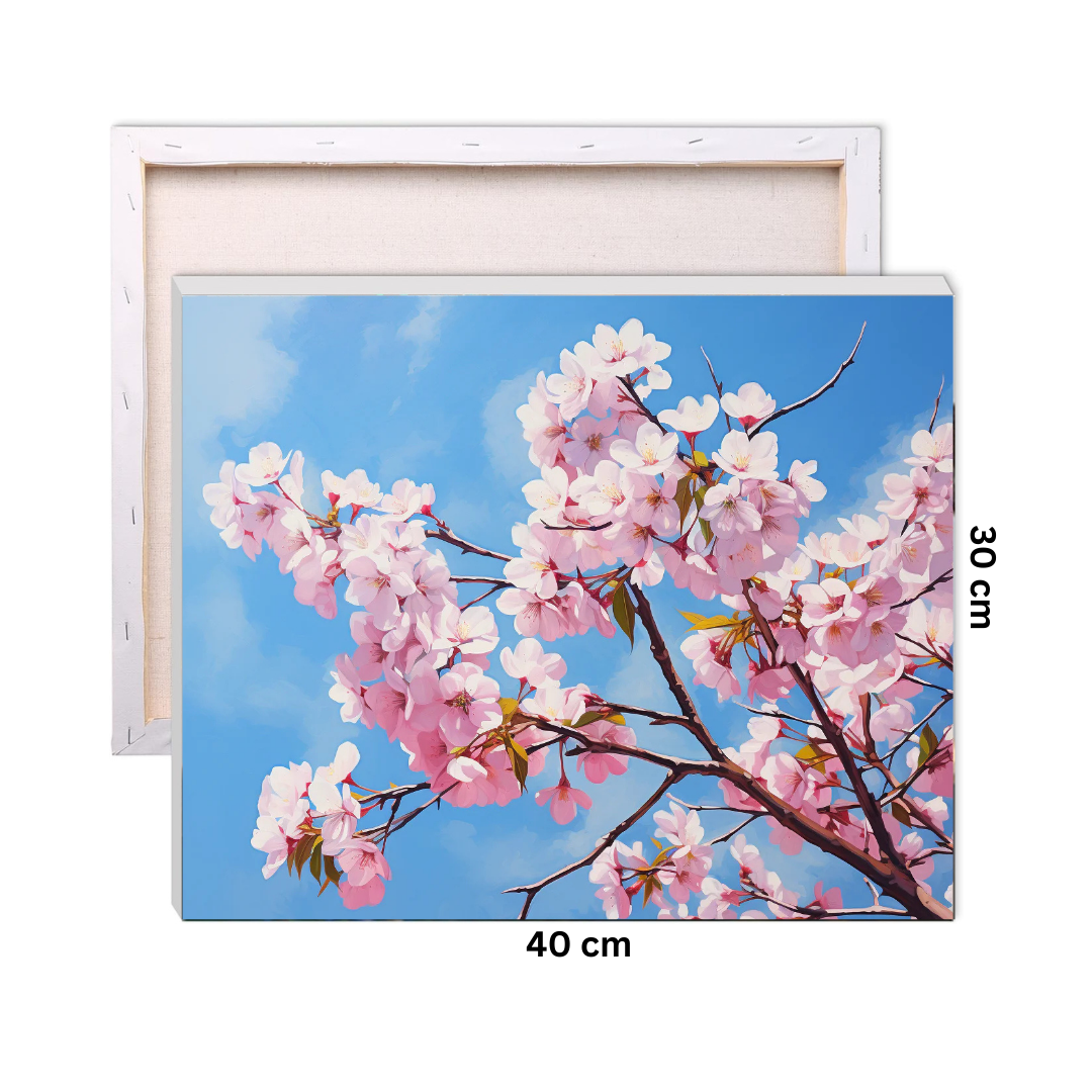 Cherry Blossoming Paint by Number Kit
