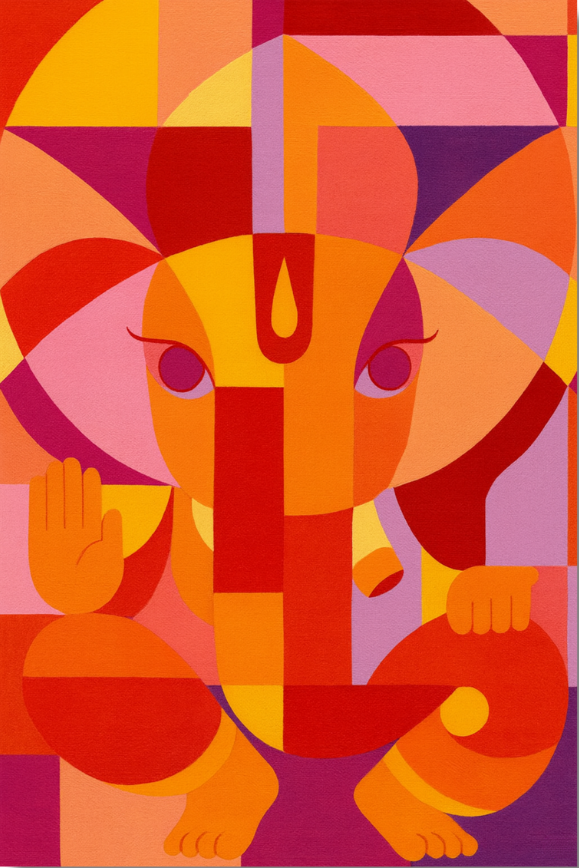 Ganesh in Harmony Diamond Painting Kit