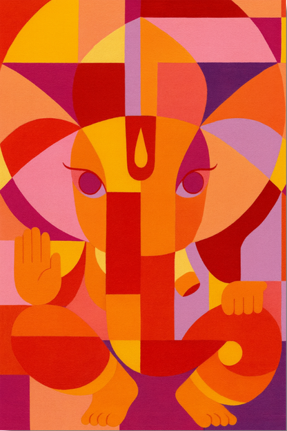 Ganesh in Harmony Diamond Painting Kit