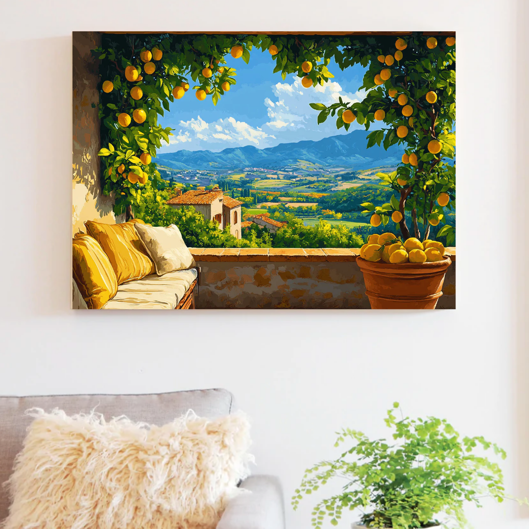 Amalfi Afternoon Paint by Number Jumbo Kit