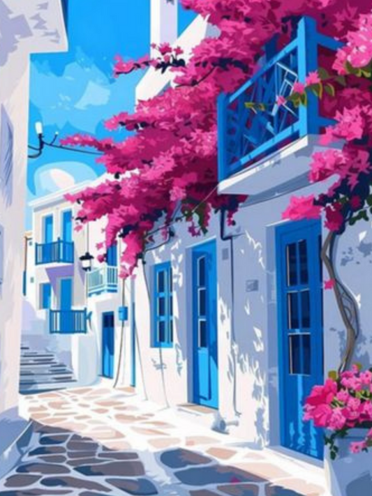 European Summer Paint by Number Kit