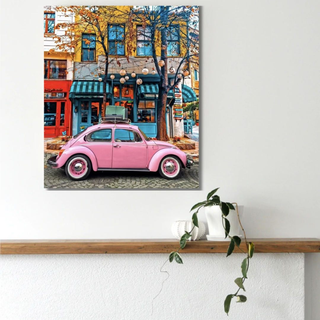Retro Coffee Run Paint by Number Jumbo Kit