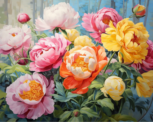 Spring Garden Paint by Number Jumbo Kit