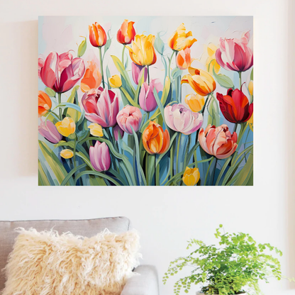 Timeless Tulips Paint by Number Kit