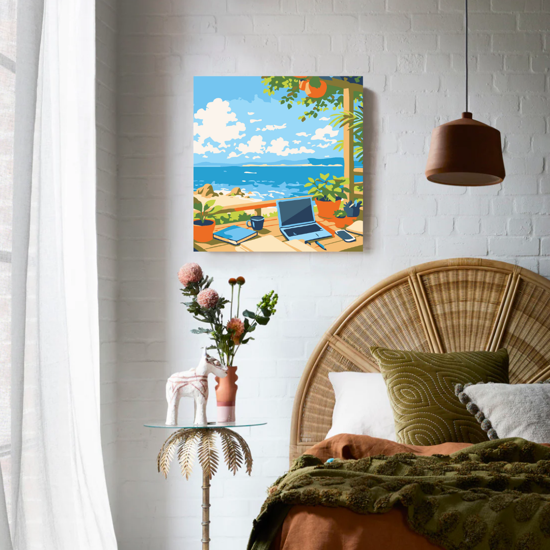 Out of Office Views Paint by Number Mini Kit
