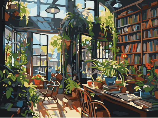 Dream Library Paint by Number Kit
