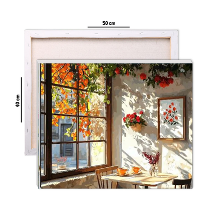 Cute Cafe Paint by Number Jumbo Kit