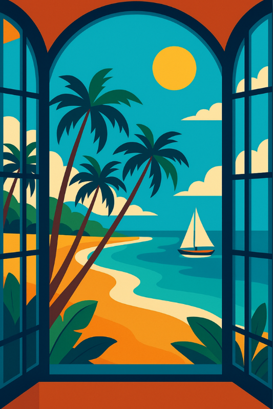 Beach Escape Diamond Painting Kit