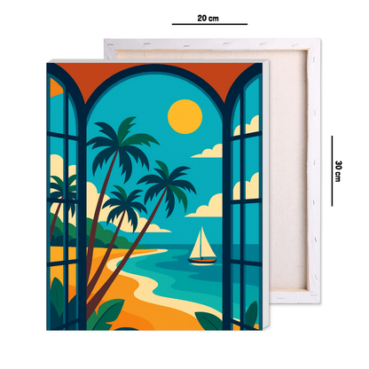 Beach Escape Diamond Painting Kit