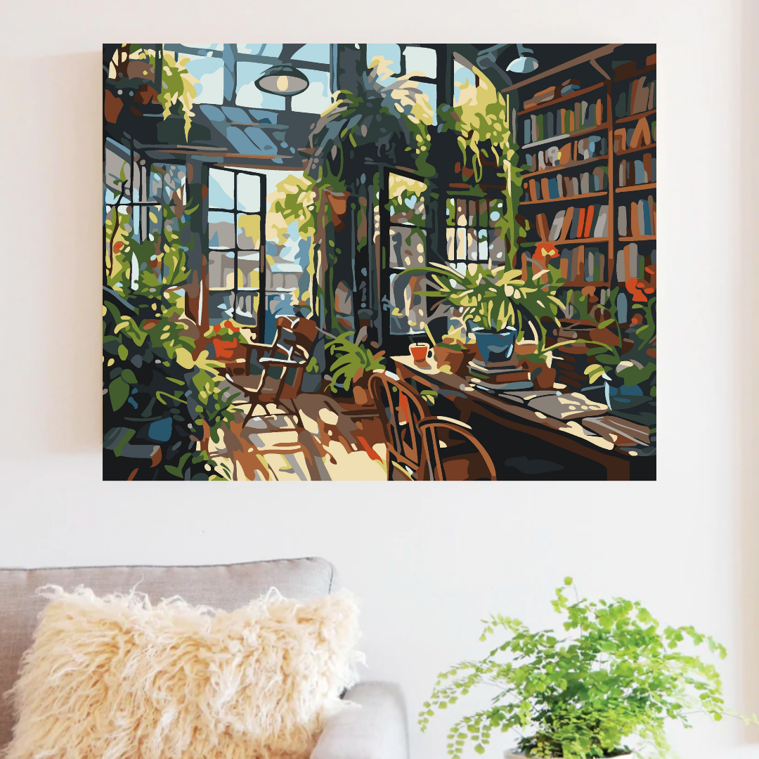 Dream Library Paint by Number Kit