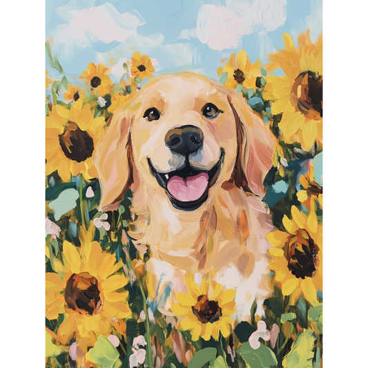 Happiest Pup Paint by Number Jumbo Kit