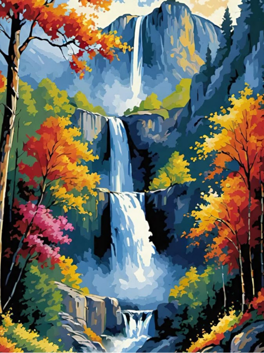 Chasing Waterfalls Paint by Number Kit