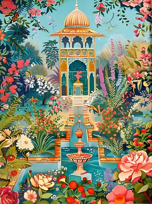 Royal Gardens Paint by Number Jumbo Kit