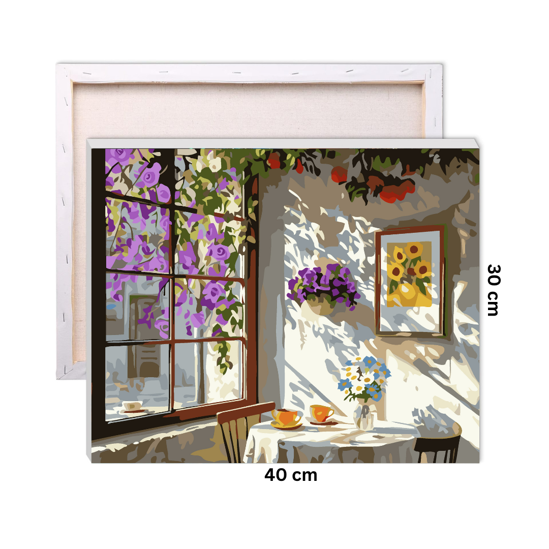 Cozy Cafe Paint by Number Kit