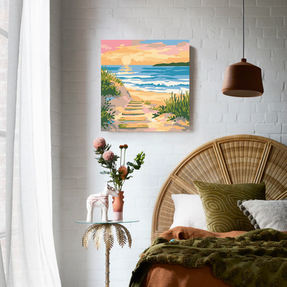 Sandy Strolls Paint by Number Mini Kit