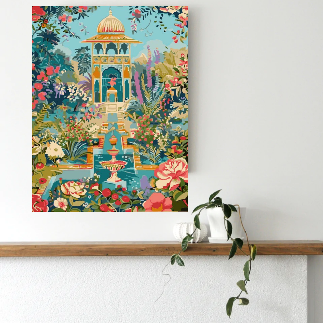 Royal Gardens Paint by Number Jumbo Kit