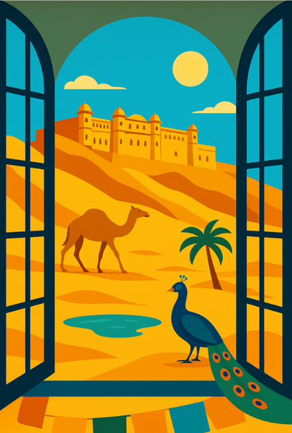Desert Safari Diamond Painting Kit