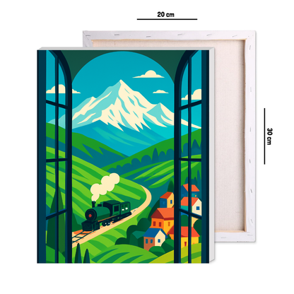 Hillside Ride Diamond Painting Kit