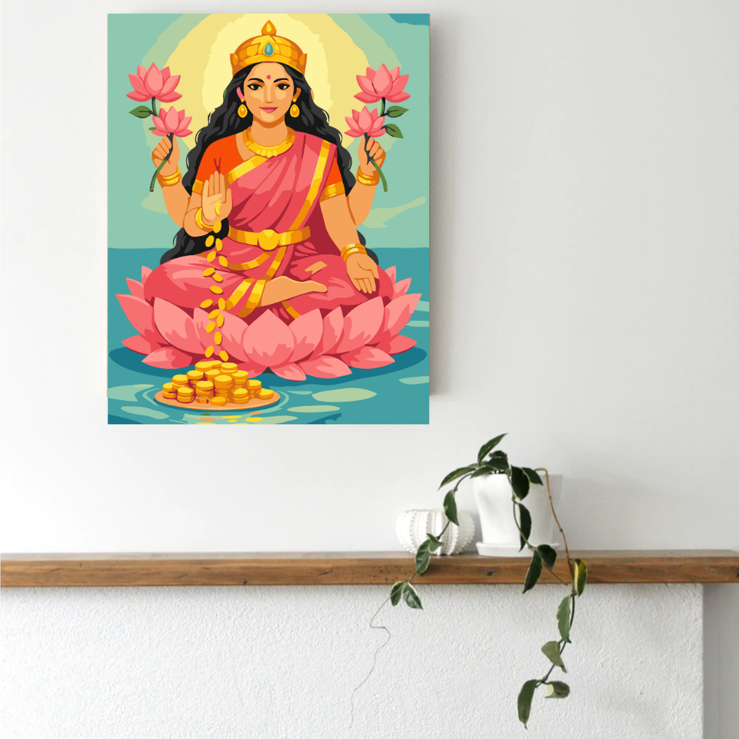 Lakshmi Blessings Paint by Number Kit