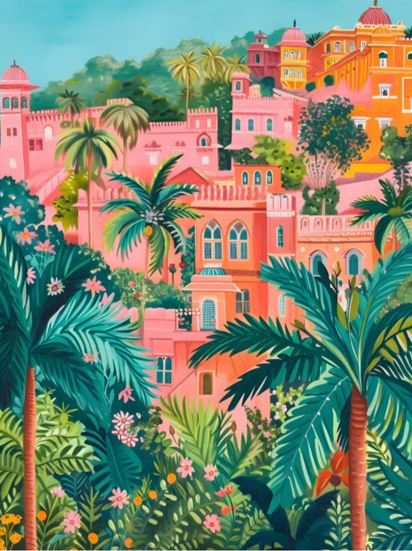 Royal Palaces Paint by Number Jumbo Kit