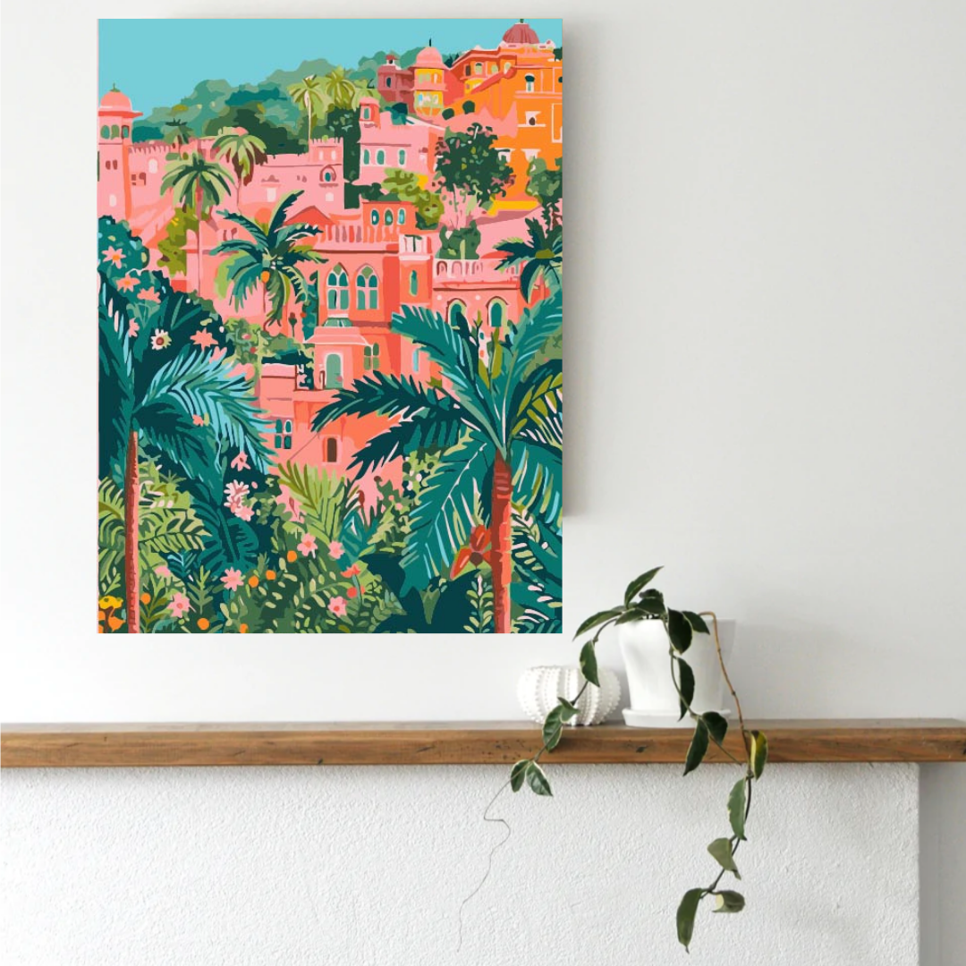 Royal Palaces Paint by Number Jumbo Kit