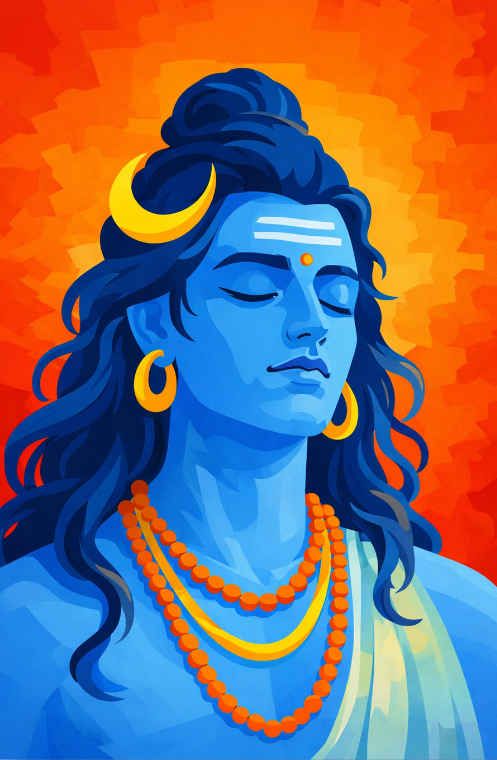 Shiva Cosmic Calm Diamond Painting Kit