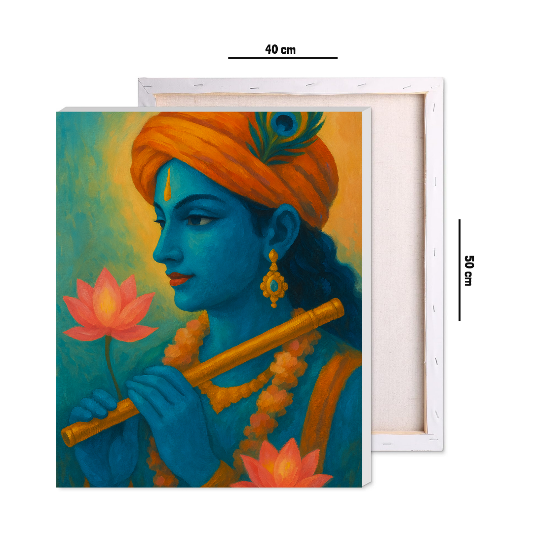 Krishna in Melody Paint by Number Jumbo Kit