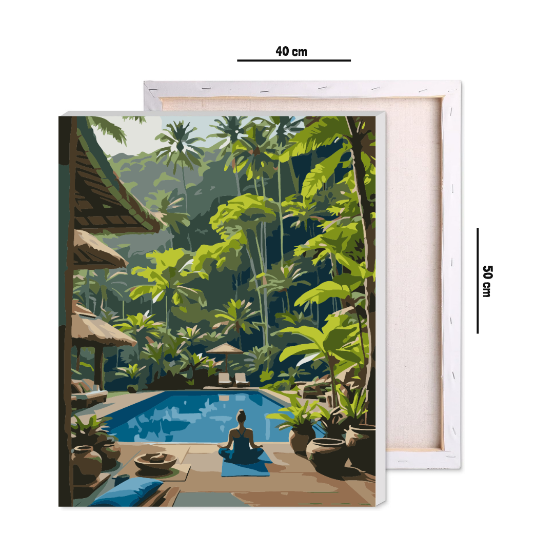 Escape to Paradise Paint by Number Jumbo Kit