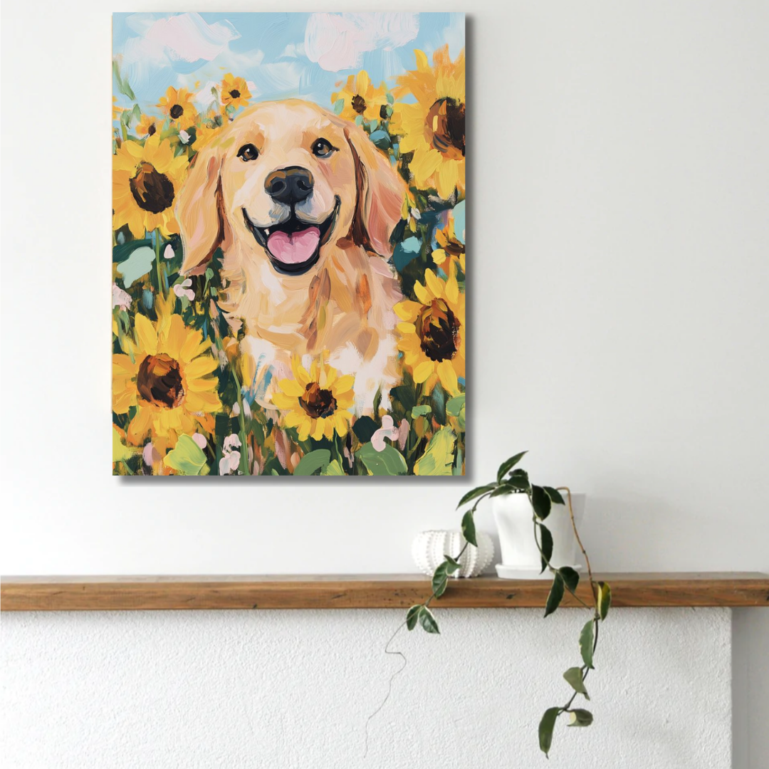 Happiest Pup Paint by Number Jumbo Kit
