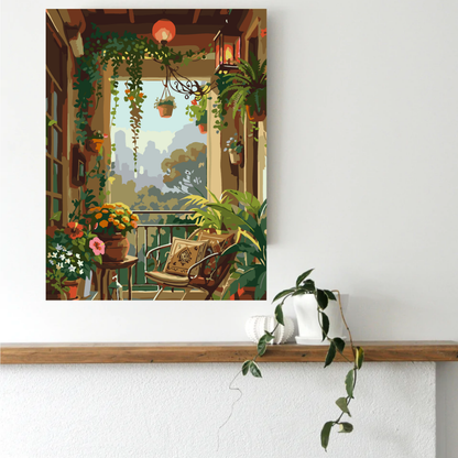 The Cozy Nook Paint by Number Jumbo Kit