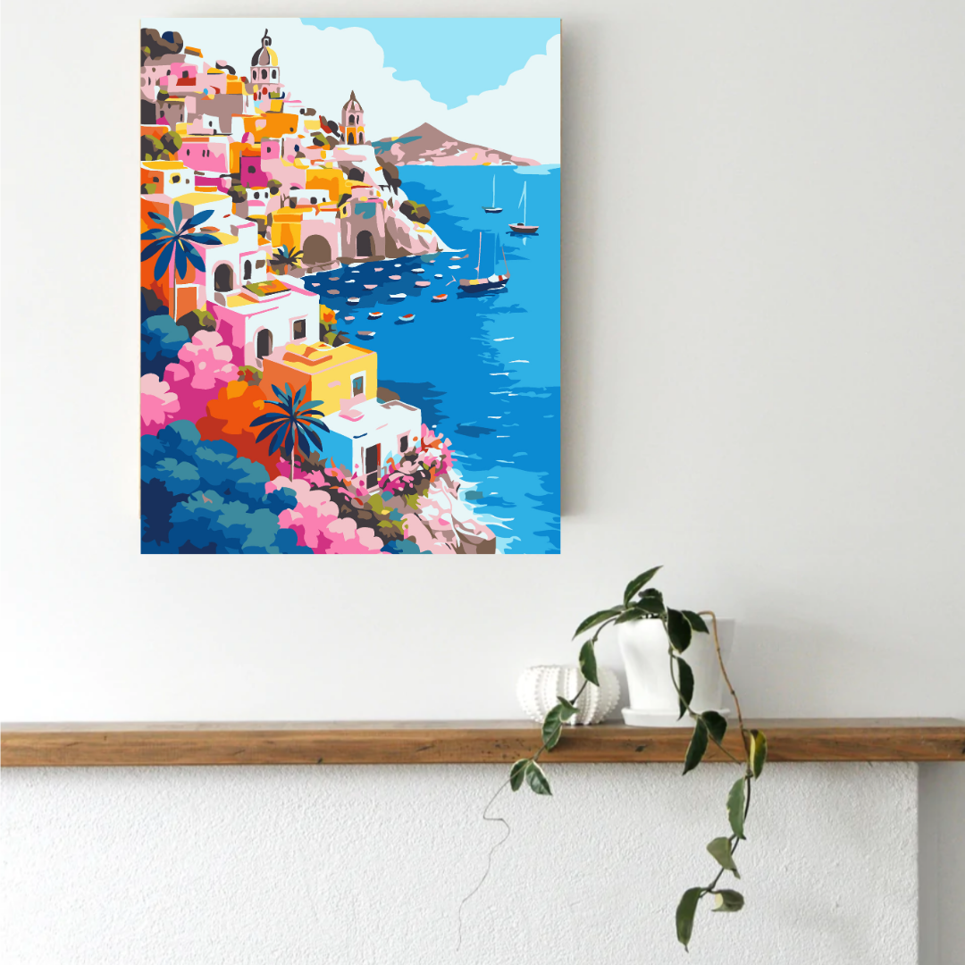 Dreamy Italian Escape Paint by Number Kit