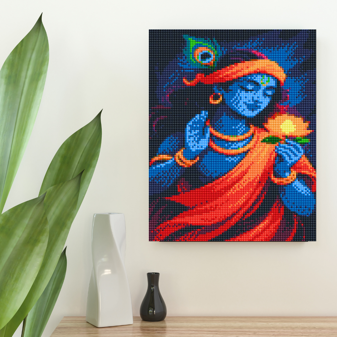 Divine Krishna Aura Diamond Painting Kit