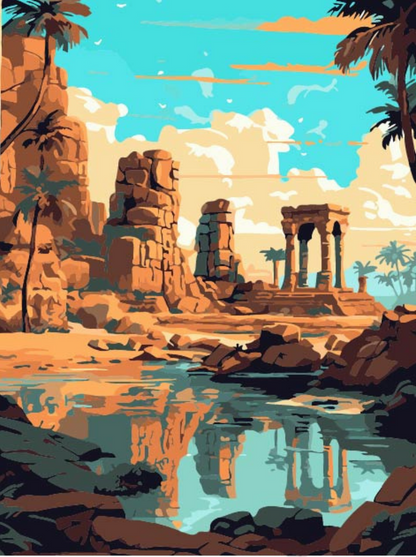 Hampi Paint by Number Jumbo Kit