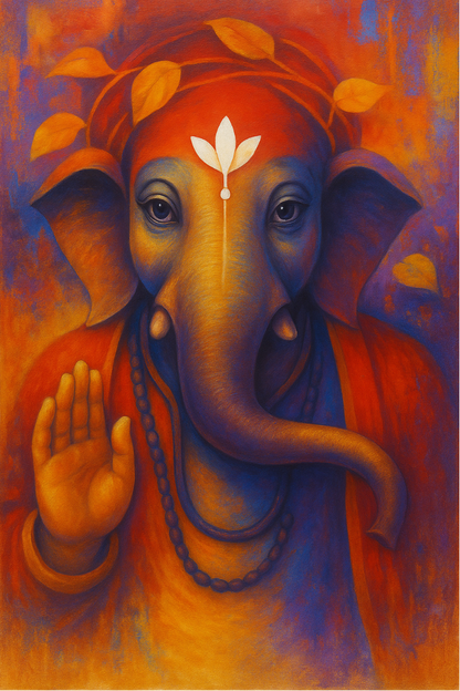 Ganesha Blessings Paint by Number Jumbo Kit