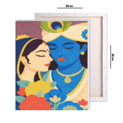 Radha Krishna Eternal Love Diamond Painting Kit