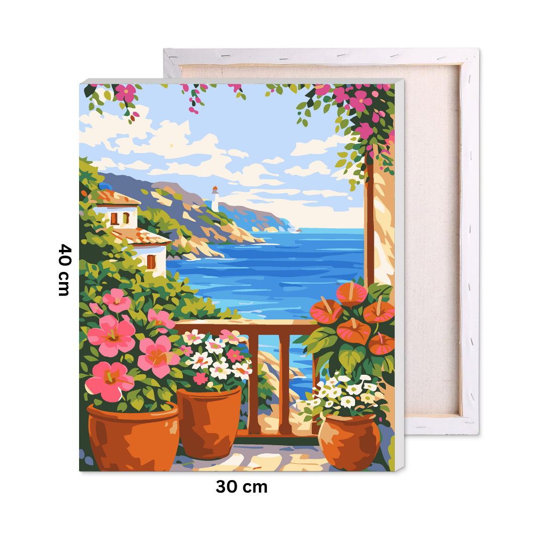 Bloom & Blue Views Paint by Number Kit